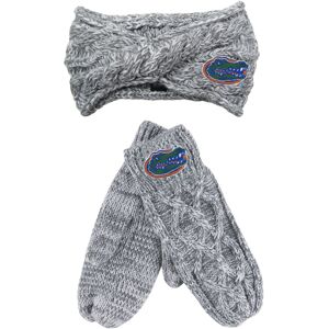 ZooZatz Gray Florida Gators Headband & Mittens Set - Unisex - Gray