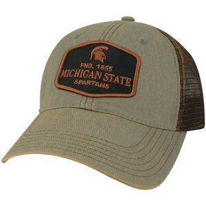 Men's Gray Michigan State Spartans Practice Old Favorite Trucker Snapback Hat - Male - Gray