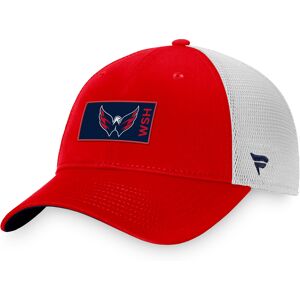 Men's Fanatics Branded Red/White Washington Capitals Authentic Pro Rink Trucker Snapback Hat - Male - Red