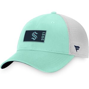 Men's Fanatics Branded Light Blue/White Seattle Kraken Authentic Pro Rink Trucker Snapback Hat - Male - Light Blue