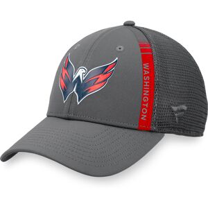 Men's Fanatics Branded Charcoal Washington Capitals Authentic Pro Home Ice Trucker Adjustable Hat - Male - Charcoal