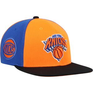 Men's Mitchell & Ness Orange New York Knicks On The Block Snapback Hat - Male - Orange