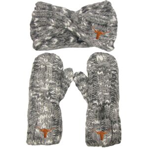 Women's ZooZatz Texas Longhorns Logo Marled Headband and Mitten Set - Female - Gray