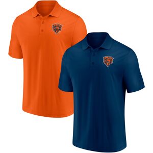 Men's Fanatics Branded Navy/Orange Chicago Bears Home and Away 2-Pack Polo Set - Male - Navy