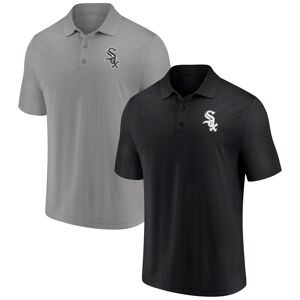 Men's Fanatics Branded Black/Gray Chicago White Sox Primary Logo Polo Combo Set - Male - Black