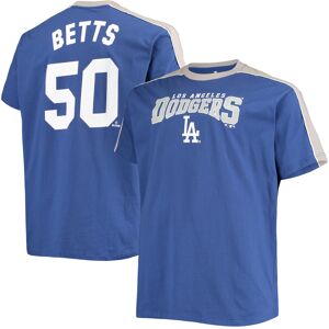 Men's Mookie Betts Royal/Gray Los Angeles Dodgers Big & Tall Fashion Piping Player T-Shirt - Male - Royal