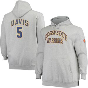 Men's Mitchell & Ness Baron Davis Heathered Gray Golden State Warriors Big & Tall Name & Number Pullover Hoodie - Male - Heather Gray