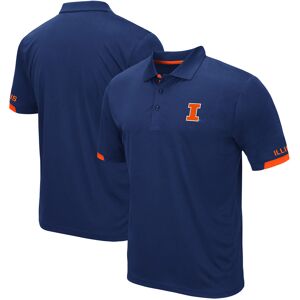 Men's Colosseum Navy Illinois Fighting Illini Logo Santry Polo - Male - Navy