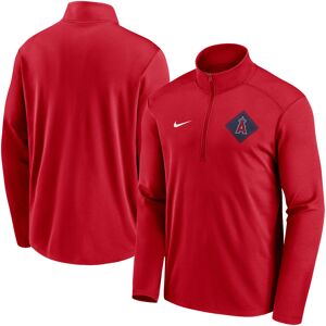 Men's Nike Red Los Angeles Angels Diamond Icon Pacer Performance Quarter-Zip Windbreaker Top - Male - Red