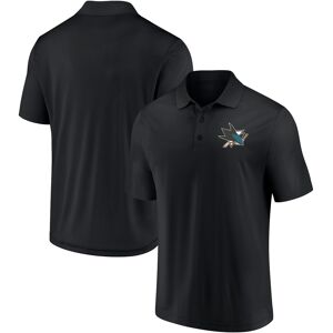 Men's Fanatics Branded Black San Jose Sharks Winning Streak Polo - Male - Black