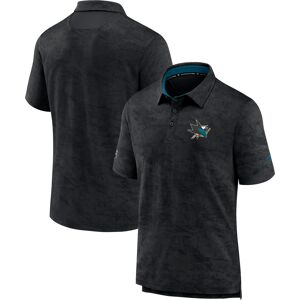 Men's Fanatics Branded Black San Jose Sharks Authentic Pro Rink Team Polo - Male - Black