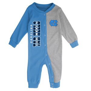 Infant Carolina Blue/Heather Gray North Carolina Tar Heels Halftime Two-Tone Sleeper - Male - Light Blue
