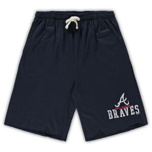 Men's Navy Atlanta Braves Big & Tall French Terry Shorts - Male - Navy