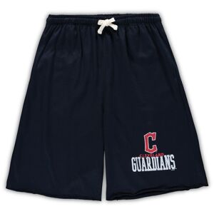 Men's Navy Cleveland Guardians Big & Tall French Terry Shorts - Male - Navy