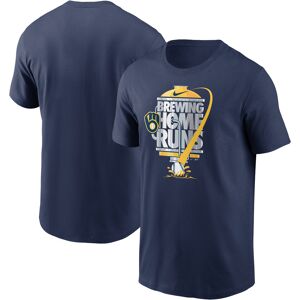 Men's Nike Navy Milwaukee Brewers Brewing Home Runs Local Team T-Shirt - Male - Navy