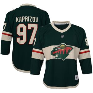 Youth Kirill Kaprizov Green Minnesota Wild Home Replica Player Jersey - Male - Green