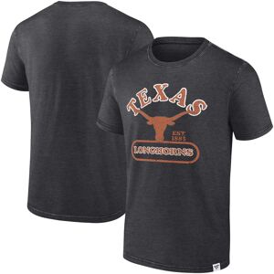 Men's Fanatics Branded Heather Charcoal Texas Longhorns Old-School Pill Enzyme Washed T-Shirt - Male - Heather Charcoal