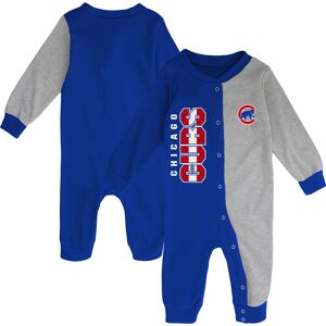 Infant Royal/Heather Gray Chicago Cubs Halftime Sleeper - Male - Royal