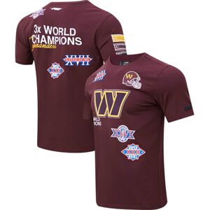 Men's Pro Standard Burgundy Washington Commanders Championship T-Shirt - Male - Burgundy