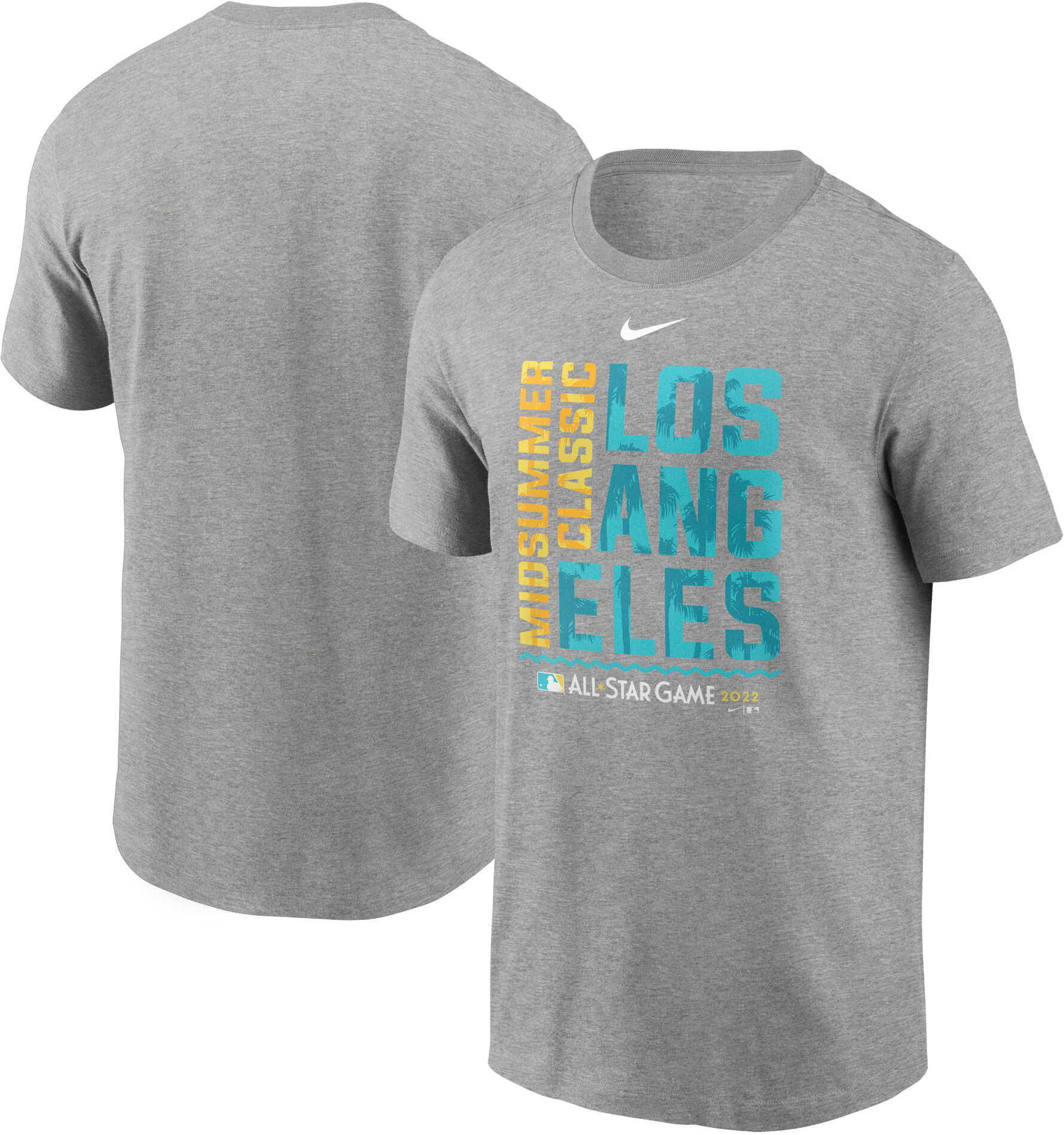 Men's Nike Heathered Gray 2022 MLB All-Star Game Midsummer Classic T-Shirt - Male - Heather Gray