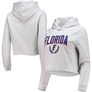 Women's League Collegiate Wear Ash Florida Gators 1636 Cropped Pullover Hoodie - Female - Ash