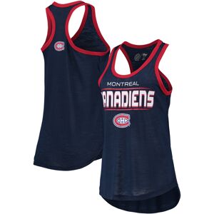 Women's G-III Sports by Carl Banks Navy Montreal Canadiens Showdown Slub Racerback Tank Top - Female - Navy