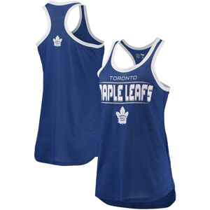 Women's G-III Sports by Carl Banks Blue Toronto Maple Leafs Showdown Slub Racerback Tank Top - Female - Blue