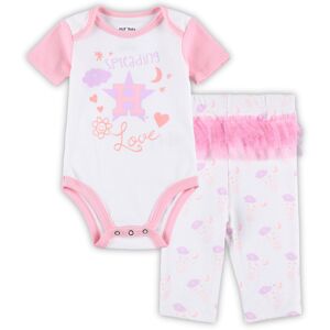 Newborn & Infant White/Pink Houston Astros Spreading Love Bodysuit & Tutu with Leggings Set - Female - White