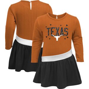 Girls Infant Texas Orange/Black Texas Longhorns Heart to Heart French Terry Dress - Female - Burnt Orange