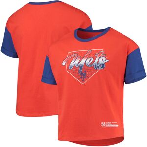 Girls Youth Orange New York Mets Bleachers T-Shirt - Female - Orange