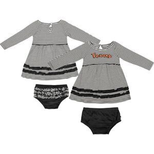 Girls Infant Colosseum Black Texas Longhorns Whoville Dress & Bloomer Set - Female - Black