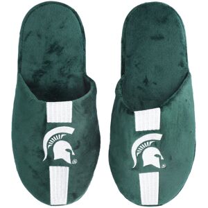 Men's FOCO Michigan State Spartans Striped Team Slippers - Male - Green