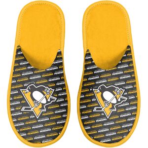 Youth FOCO Pittsburgh Penguins Team Scuff Slippers - Unisex - Black