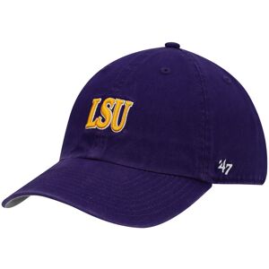 Men's '47 Purple LSU Tigers Archie Script Clean Up Adjustable Hat - Male - Purple