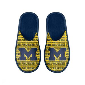 Men's FOCO Michigan Wolverines Scuff Logo Slide Slippers - Male - Navy