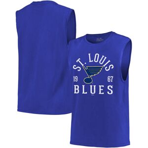 Men's Majestic Threads Blue St. Louis Blues Softhand Muscle Tank Top - Male - Blue