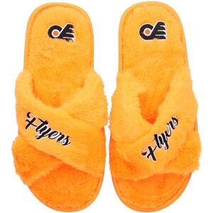 Women's FOCO Philadelphia Flyers Script Cross Slide Slippers - Female - Black