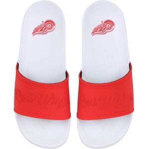 Women's FOCO Detroit Red Wings Script Wordmark Slide Sandals - Female - White