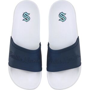 Women's FOCO Seattle Kraken Script Wordmark Slide Sandals - Female - White