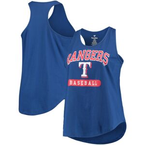 Women's Royal Texas Rangers Plus Size Racerback Tank Top - Female - Royal