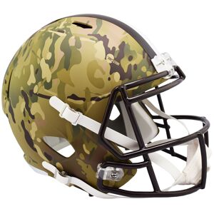 Cleveland Browns Riddell Camo Alternate Revolution Speed Replica Football Helmet - Unisex - No Color