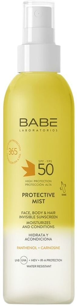 Babé Protective Mist SPF50 Face, Body and Hair Invisible Sunscreen 150mL SPF50