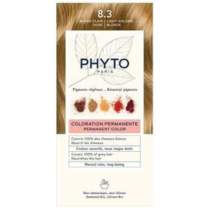 Phyto Paris color Permanent Hair Dye 1 un. 8.3 Golden Light Blonde Phyto Paris color Permanent Hair Dye 1 un. 8.3 Golden Light Blonde