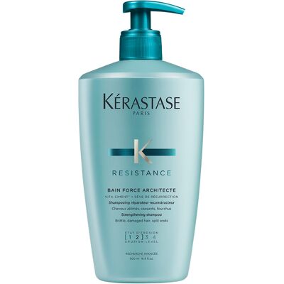 Kérastase Bain Force Architecte Reconstructing Shampoo Damaged Hair 500mL Kérastase Bain Force Architecte Reconstructing Shampoo Damaged Hair 500mL