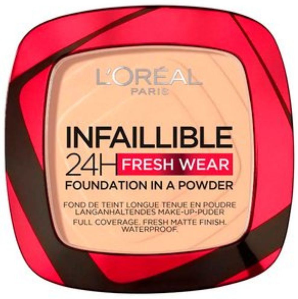 L'Oréal Paris Infallible 24H Fresh Wear Foundation in a Powder Full Matte Coverage 9g 40 Cashmere