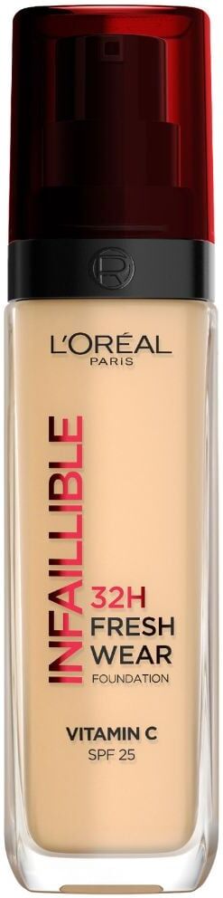 L'Oréal Paris Infaillible 32H Fresh Wear Foundation SPF25 and Vitamin C 30mL 125 SPF25