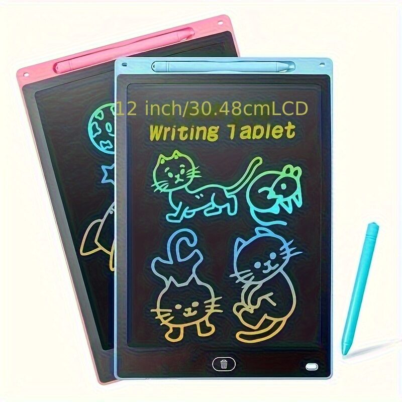 Temu Smart Lcd Writing Board, Electronic Graffiti Doodle Board With Smart Drawing Features Aesthetic School Supplies Easter Gift