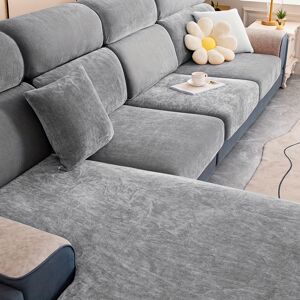 Temu 1pc Thickened Sofa Slipcover Furniture Protector For Bedroom Office Living Room Home Decor Couch Cover Camel Three-seater