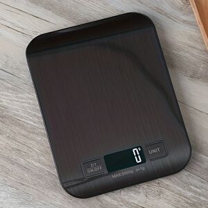 Temu 1pc 10kg Stainless Steel Kitchen Scale Digital Display Electronic Scale Personal Food Scale 5kg Baking Scale Multifunctional Diet Conditioning Table Scale, Kitchen Accessories