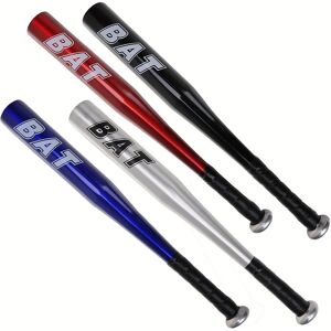 Temu 1pc High Hardness Aluminum Alloy Baseball Bat For Outdoor Sports Silvery